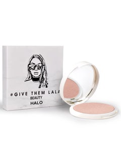 GIVE THEM LALA Pressed Highlighter By Give Them Lala Highly Pigmented Powder Highlighter For Inner Corners Cheekbones  Lips Buildable Face Highlighter GlutenFree CrueltyFree  Vegan Made In USA Halo 