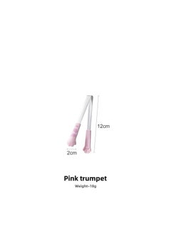 Cat's Claw Snack Clip No Dirty Hand Food Clip Children's Supplementary Food Clip Potato Chip Clip Household Salah Clip Ice Clip Barbecue Clip-Colour:Pink Trumpet