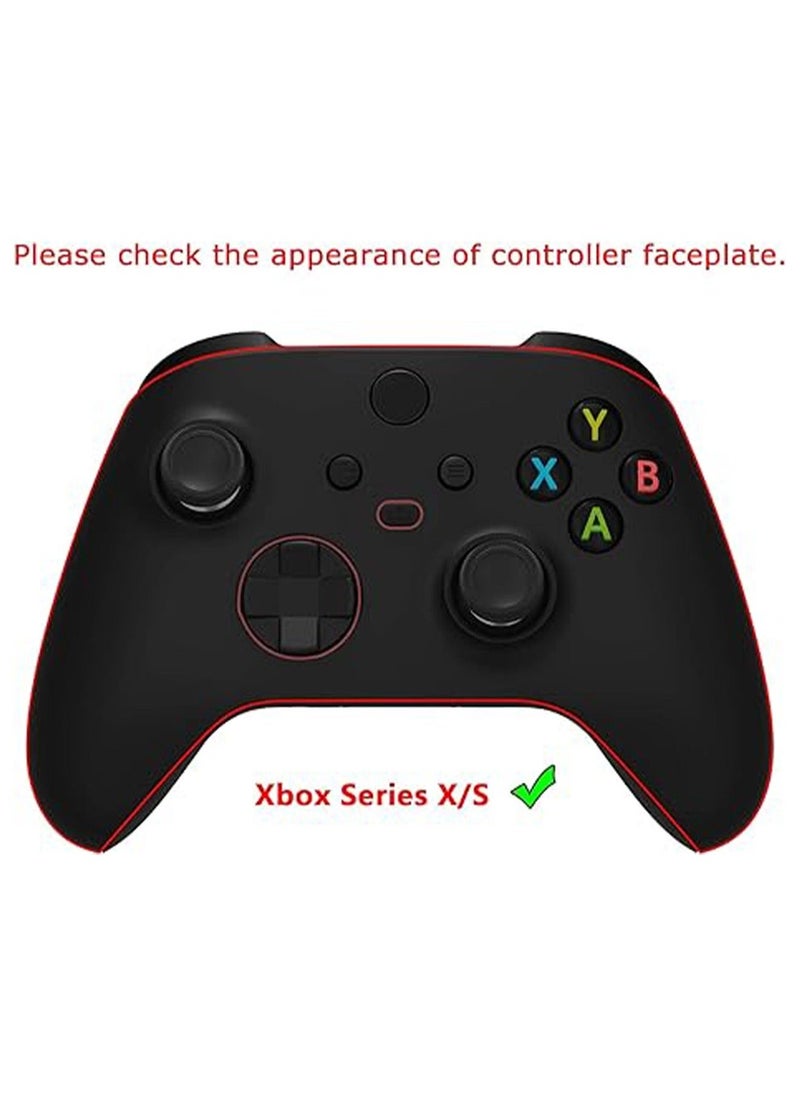 Soft Silicone Protective Case Cover for Xbox Series S/X Controller, Non-Slip No Interference Skin Protector Case Full Protection Cover for Xbox Series S/X Wireless Controller with 2 Thumb Grip Caps - Image 2