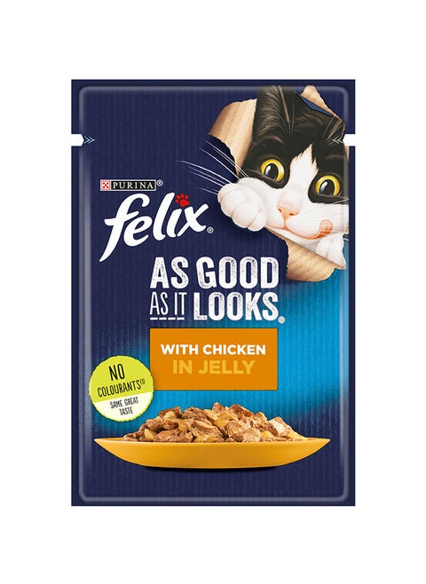 Felix As Good As It Looks With Chicken In Jelly White 85grams