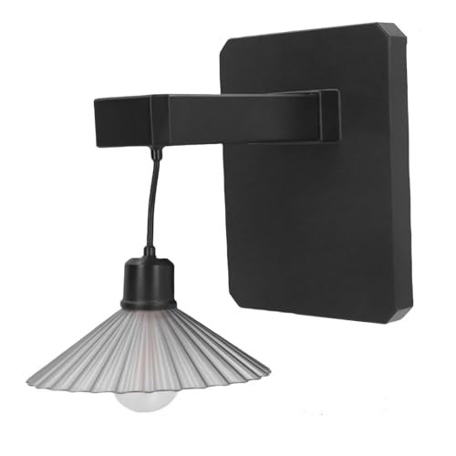 kh Solar Outdoor Wall Light LED Decorative Wall Lamp with Solar Panel | Rechargeable & Energy Saving | Waterproof | Black Finish | No Wiring Needed | for Garden, Fence, Porch, Patio - Image 2
