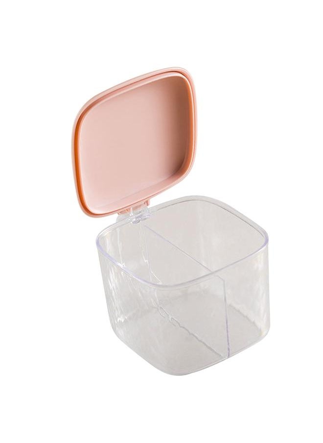 Thoraya 2 Compartment Clear Seasoning Box Kitchen Clear Seasoning Storage Container for Spice Salt Sugar Cruet Condiment Jars with Spoons  - Image 3