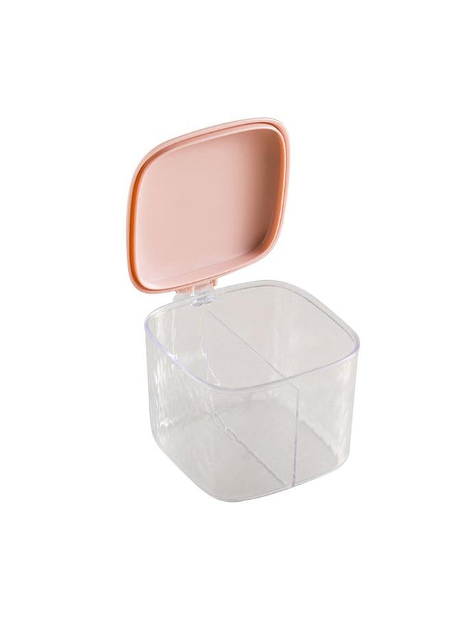 Thoraya 2 Compartment Clear Seasoning Box Kitchen Clear Seasoning Storage Container for Spice Salt Sugar Cruet Condiment Jars with Spoons  - Image 4