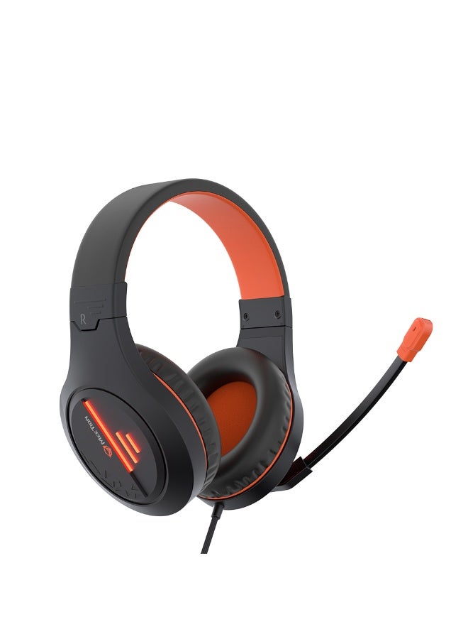 Meetion MT-HP021-A Wired Stereo Gaming Headset with Built-in Mic & Backlight – USB & 3.5mm - Image 1