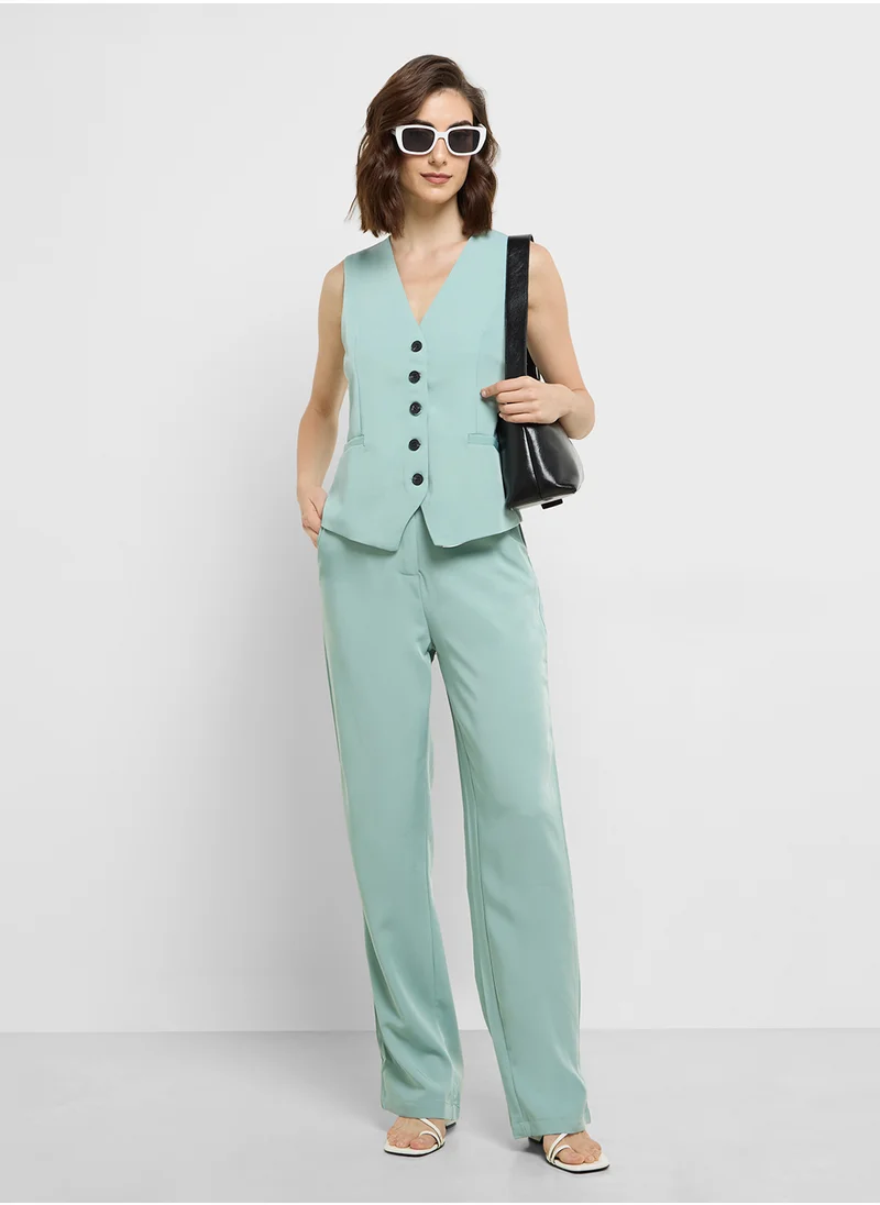 ايلا Basic Vest & Pant Set