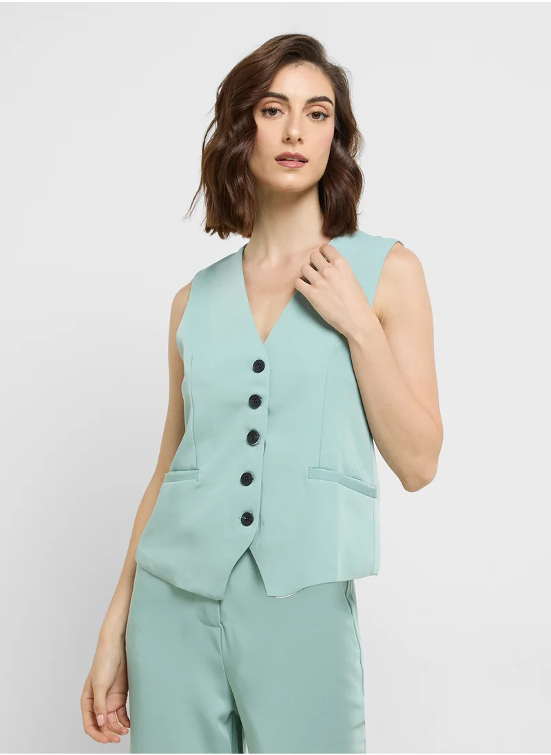 ايلا Basic Vest & Pant Set