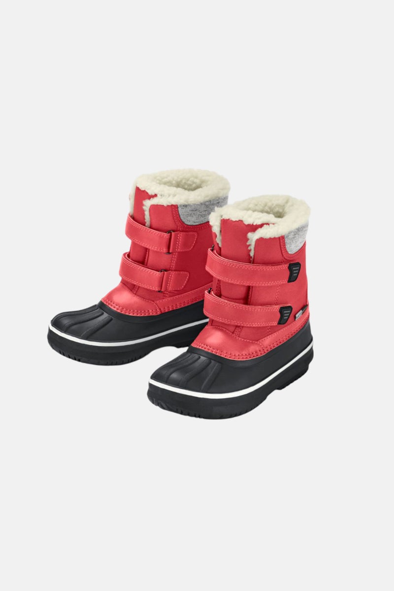 Tchibo Kids Boys  Velcro Closure Weather Boots, Red - Image 2