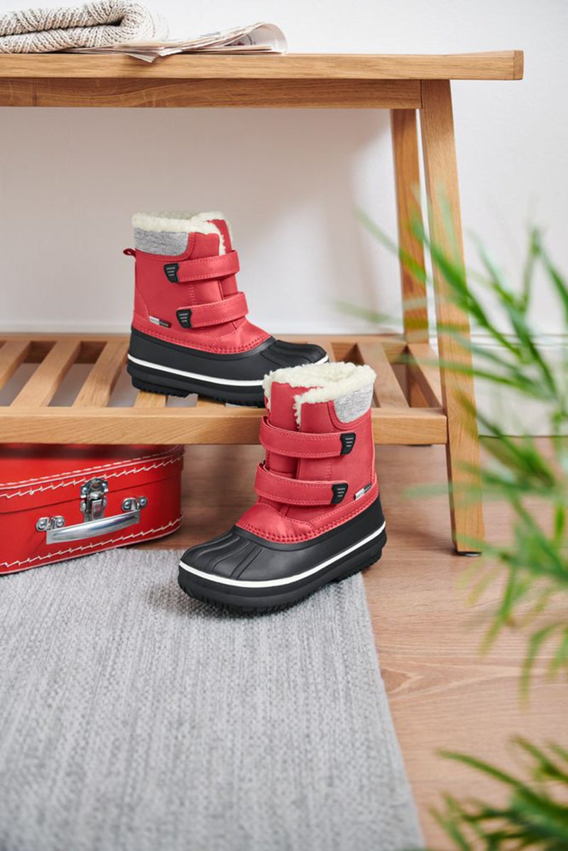 Tchibo Kids Boys  Velcro Closure Weather Boots, Red - Image 1