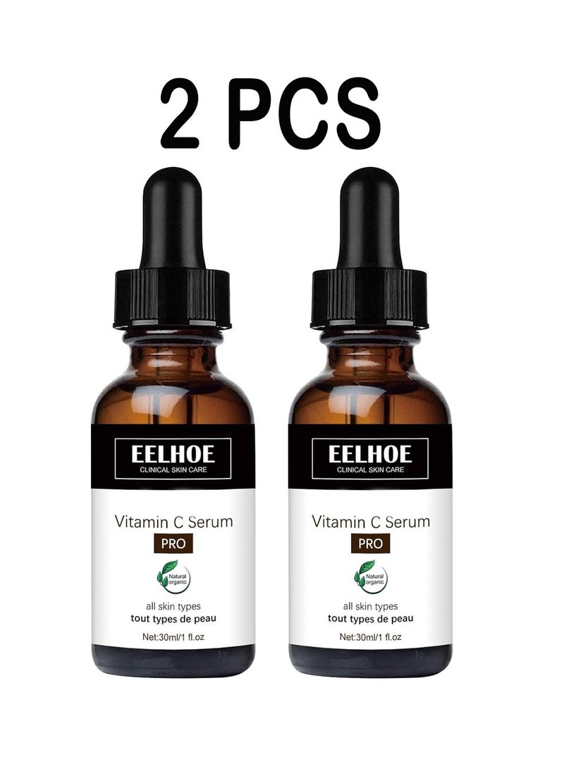 EELHOE Vitamin C Serum for All Skin Types 30ml 2-Pack - Image 1