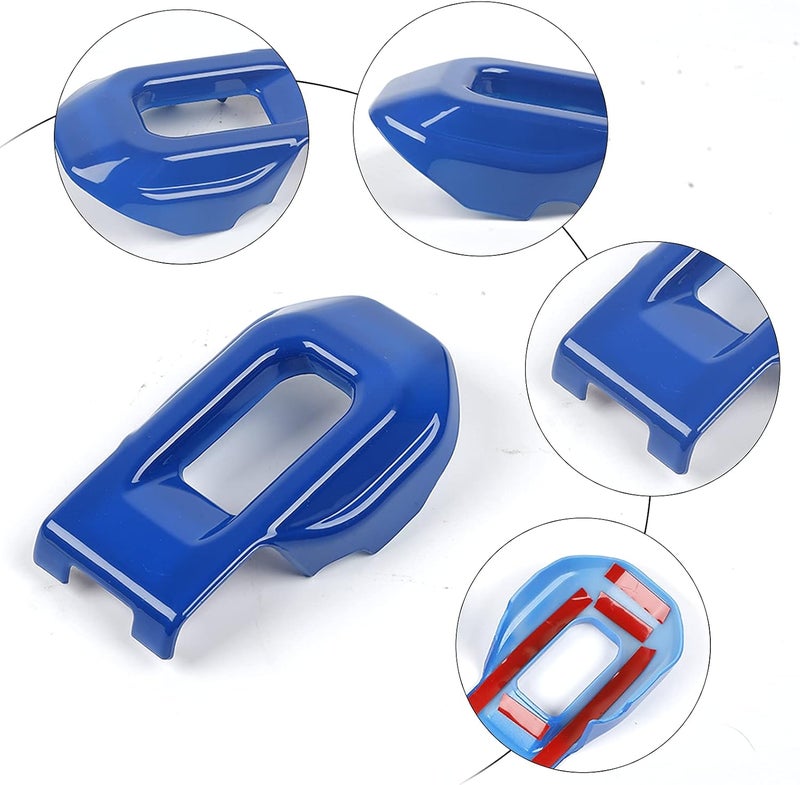 Hoolcar Hood Latch Lock Catch Brackets Cover for 2018-2021 Jeep Wrangler JL JLU & 2020-2021 Gladiator JT, Blue - Image 5