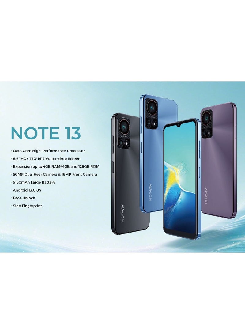 HOTWAV Note 13 Smartphone 4GB+128GB storage 6’6 inch HD Display Polar Black - Image 5