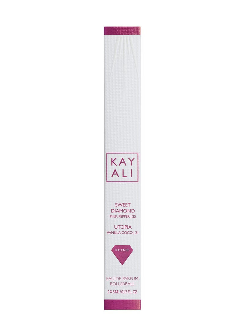 KAYALI - KAYALI Rollerball EDP Sweet Diamond | 25 & Utopia | 21, 2X5ml - Image 1