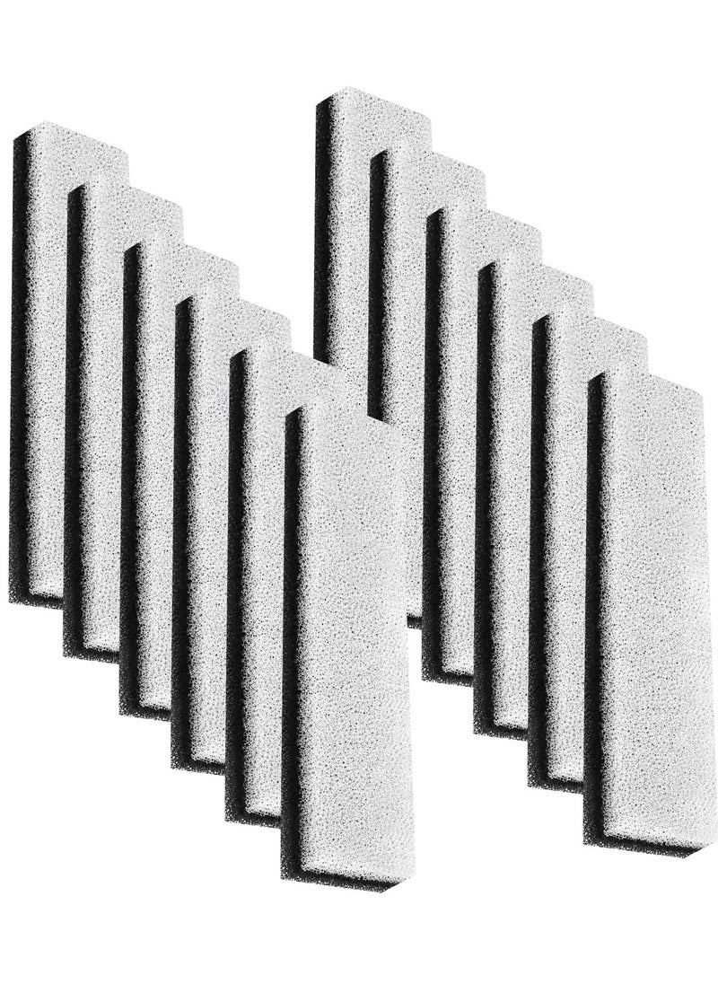 KASTWAVE Pet Water Fountain Filter, Cat Water Fountain Replacement Filters Compatible with WF020 Water Fountain White and Transparency 12 Pcs  - Image 1