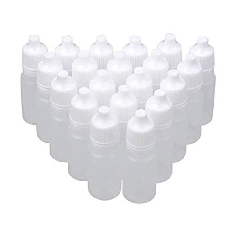 DIY Crafts DIY Crafts Pack Of 30 Pac Design No 1 White Plastic Empty Squeezable Dropper Bottle Pack Of 30 Pac Design No 1  - Image 1