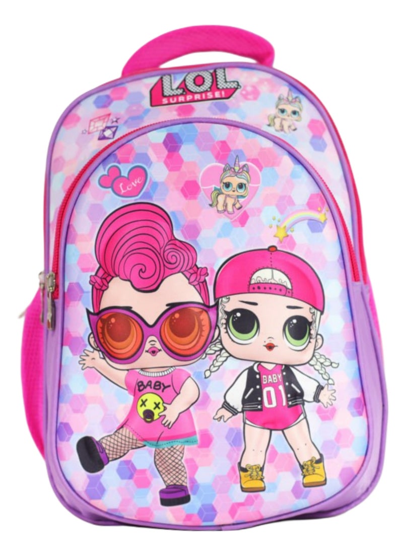 MAM Wide original LOL trendy school baded multizips bag backpack - Image 1