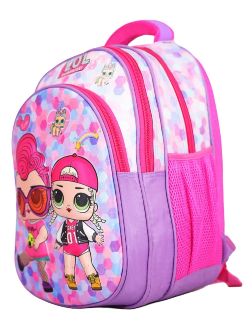 MAM Wide original LOL trendy school baded multizips bag backpack - Image 2