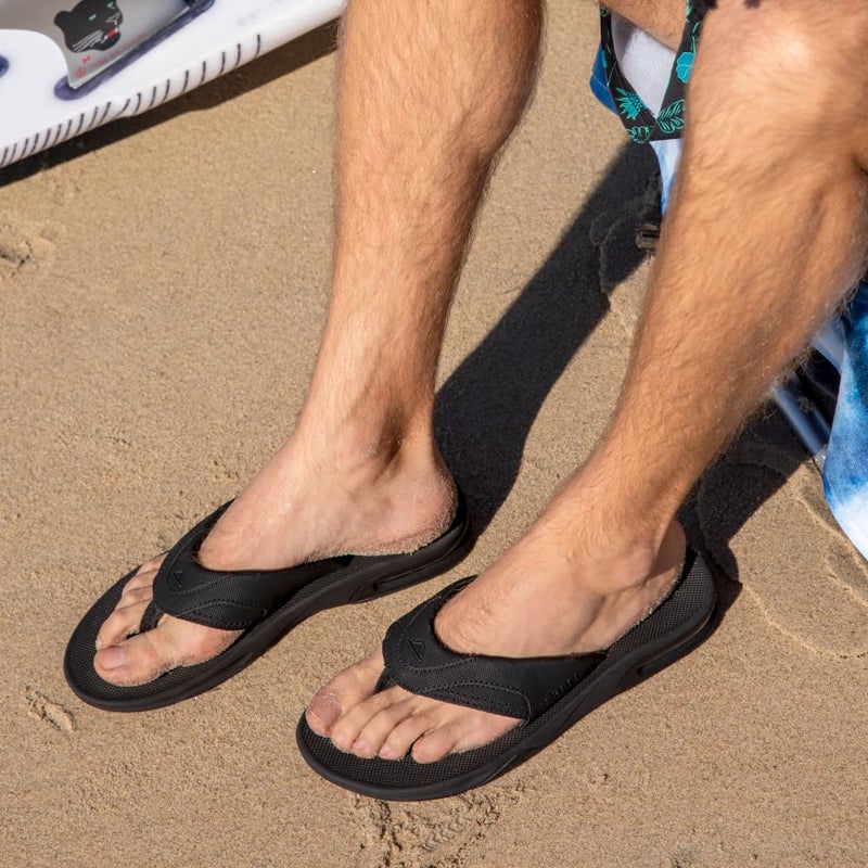 Reef Fanning Men's Comfort Beach Sandals Navy/shadow - 10 Medium - Image 2