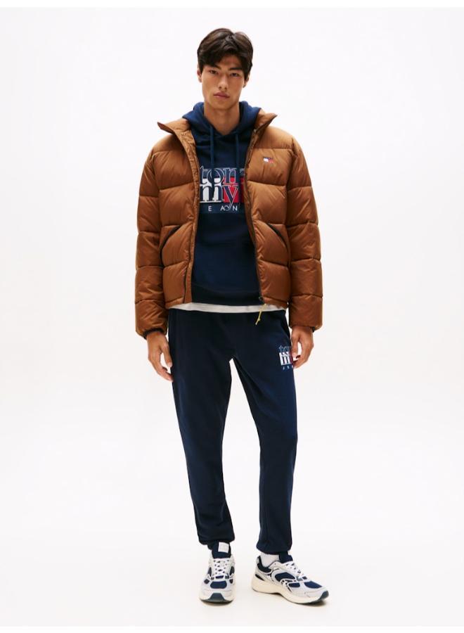 تومي جينز بنطلون رياضي تيري نحيف بشعار العلم - Image 4