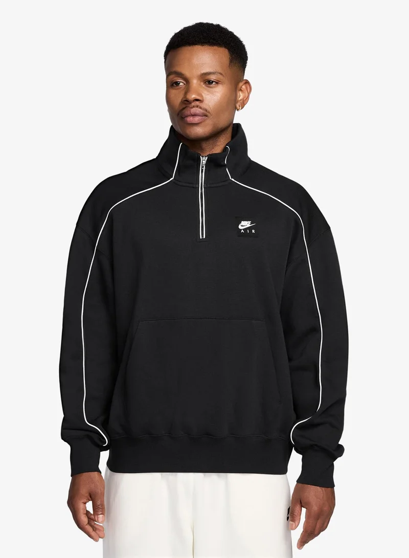 Nike Air Basketball Fleece Quarter-Zip Sweatshirt
