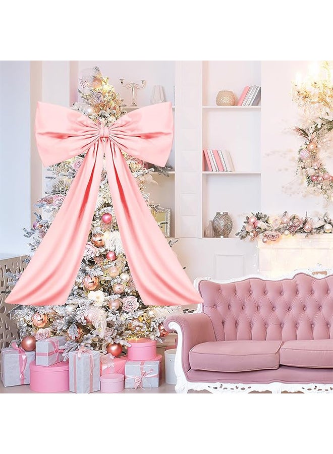 Decor Large Bow for Room, Giant Ribbon Tie for Birthday Party Backdrop Wall Decor, 24 X 36 Inches - Pink - Image 4