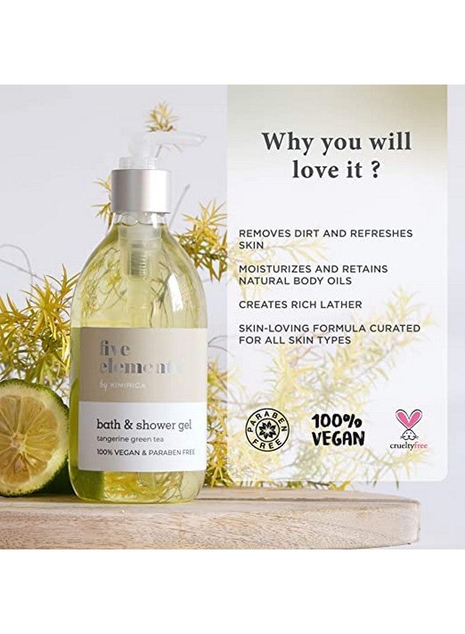 كيميريكا جل الاستحمام المنعش كيميريكا فايف إليمنتس | انتعاش يدوم طويلاً | غني باليوسفي والشاي الأخضر | خالٍ من البارابين | لطيف على البشرة | غسول للجسم نباتي 100% | 300 مل - Image 3
