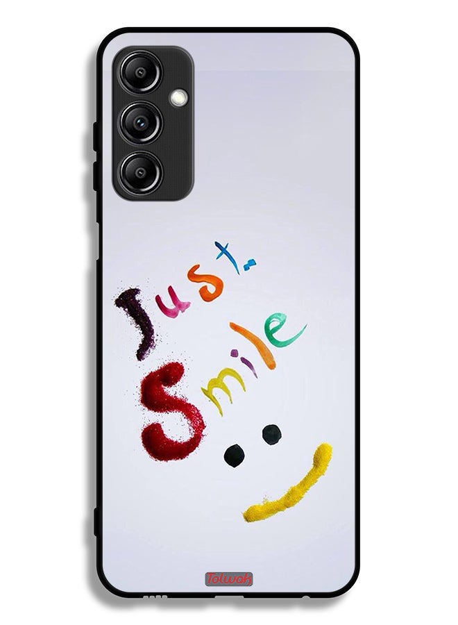 Tolwak Samsung Galaxy A24 4G Protective Case Cover Just Smile - Image 1