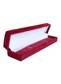 Generic Velvet Box for Long Chain Gifts jewelers and Accessories Bracelet Storage Bag - Jewelry Display Box for Wedding - Engagement - Proposal - Birthday and Anniversary  - Image 1