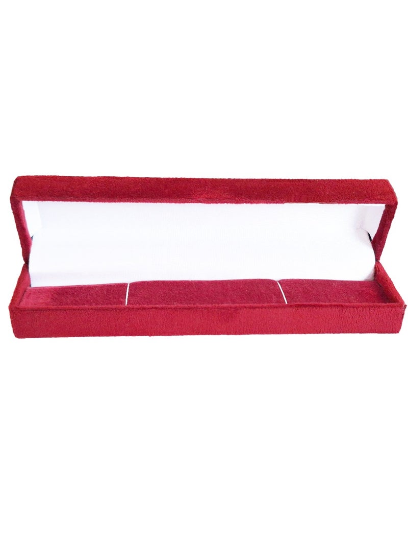 Generic Velvet Box for Long Chain Gifts jewelers and Accessories Bracelet Storage Bag - Jewelry Display Box for Wedding - Engagement - Proposal - Birthday and Anniversary  - Image 2