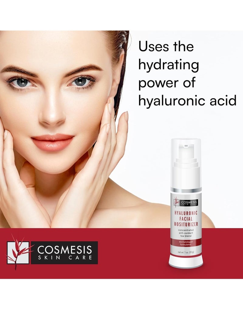 Cosmesis Skin Care Cosmesis Hyaluronic Facial Moisturizer: Hydrating & Anti-Aging Skincare for All Skin Types - 1oz (30ml)  - Image 3