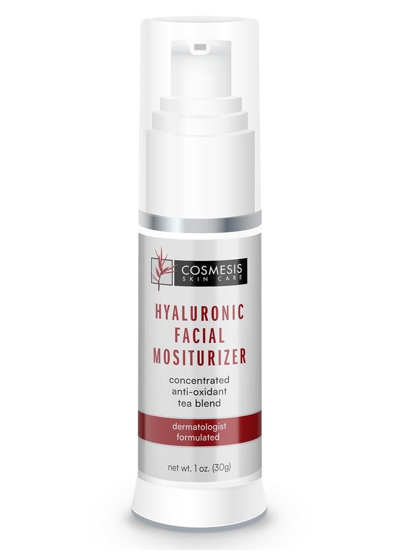 Cosmesis Skin Care Cosmesis Hyaluronic Facial Moisturizer: Hydrating & Anti-Aging Skincare for All Skin Types - 1oz (30ml)  - Image 1