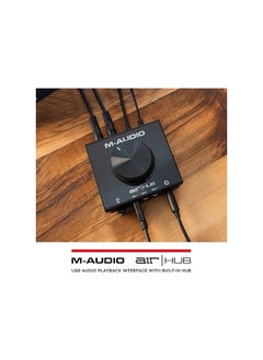 M-Audio M-Audio AIR|HUB - USB Audio Interface with 3-Port Hub and Recording Software from Pro-Tools & Ableton Live, Plus Studio-Grade FX & Instruments  - Image 4
