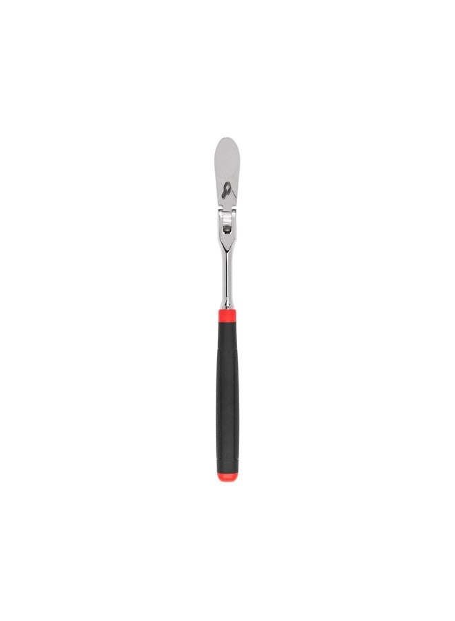 TEKTON 3/8 Inch Drive x 8 Inch Flex Head Non-Quick-Release Comfort Grip Ratchet | SRH22108 - Image 1