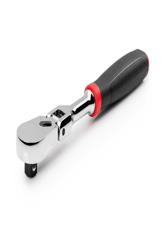 TEKTON 3/8 Inch Drive x 8 Inch Flex Head Non-Quick-Release Comfort Grip Ratchet | SRH22108 - Image 2