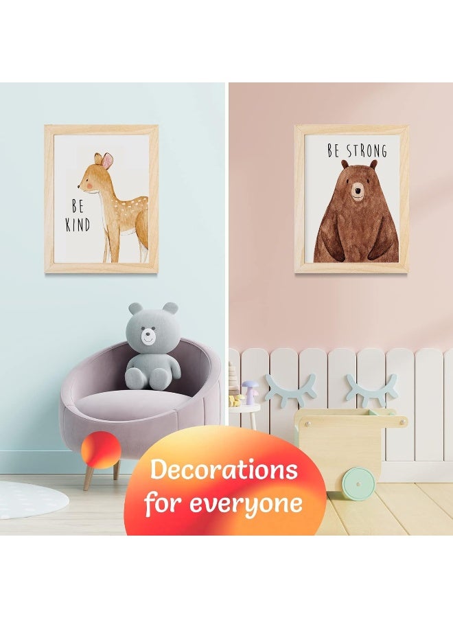 Throwback Traits Woodland Nursery Decor, Baby Animal Pictures for Baby Room, Baby Wall Decor, Nursery Wall Decor, Woodland Nursery Decor for Boys Set of 6 - 8 x 10 Inches - Image 5