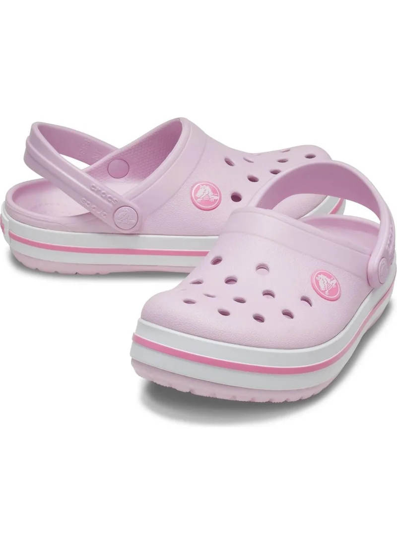 كروكس Crocband Pink Girls' Slippers 207006-6GD