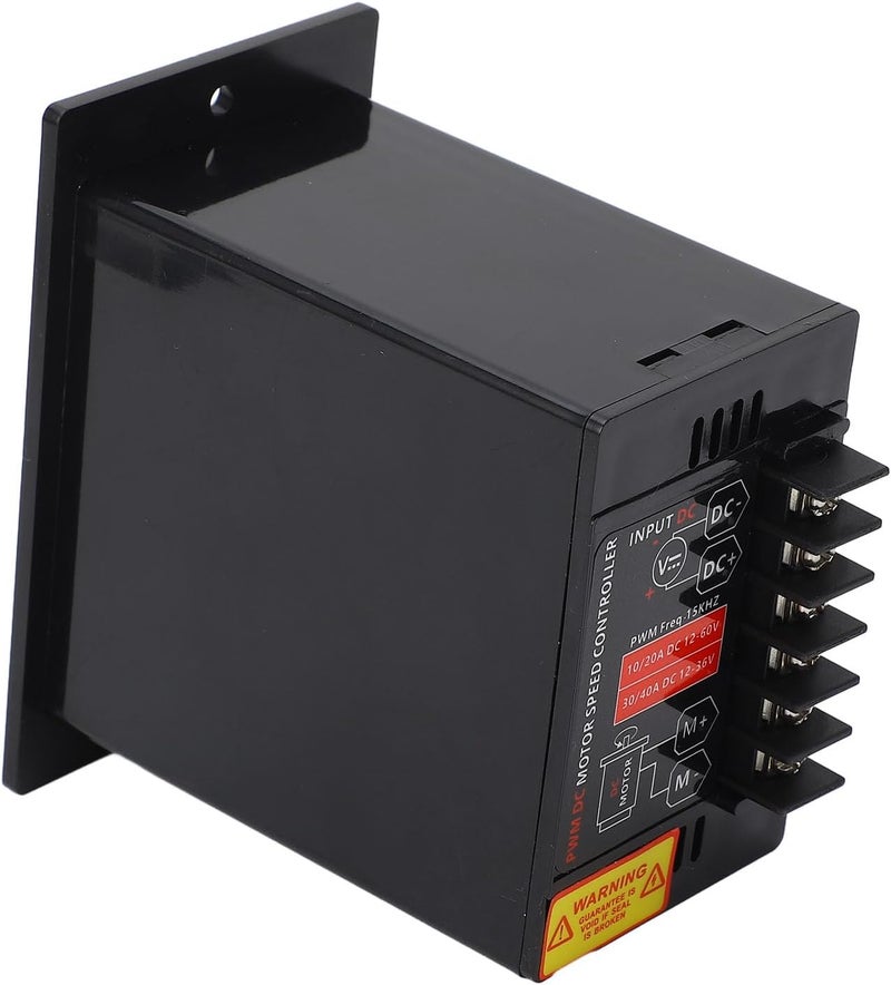 جهاز تحكم سرعة المحرك Asixxsix، تيار خرج 10 أمبير، جهد دخول 12-60 فولت، تصميم مدمج، جهاز تحكم سرعة متغير، منظم سرعة للمحركات الكهربائية DC، يتمتع بتوافق واسع مع أنواع المحركات 550 و775 و795. - Image 3