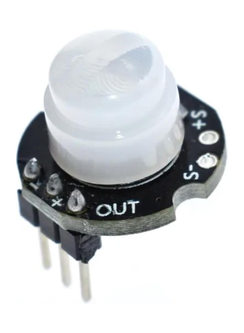 Mini Motion Sensor Detector Module SR602 Pyroelectric Infrared PIR Kit Sensory Switch Bracket Compatible with Arduino DIY - Image 1