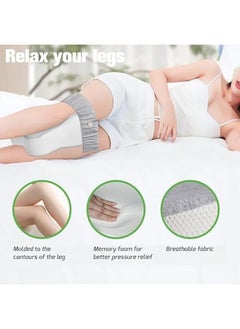 Generic knee pillow for side sleepers, Smooth Spine Alignment, Leg Pillow for Side Sleeping, Memory Foam Leg Pillow, Sciatica Pain Relief, Pregnancy Pillows for Sleeping  - Image 5
