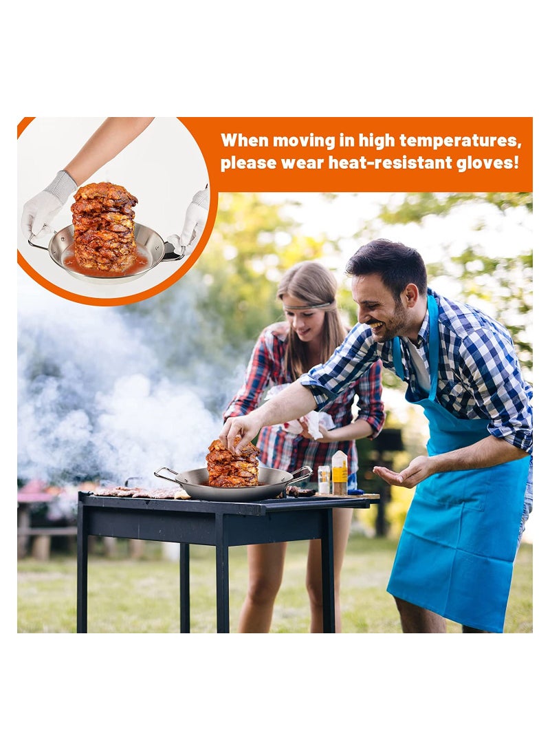 KASTWAVE SYOSI Al Pastor Skewer Griddle, Upgraded Thicken Stainless Vertical Skewer Griddle, Barbecue Grill Stand, Vertical Skewer Grill, Great for Oven BBQ Dishes, Tacos Al Pastor, Tacos, Whole Chicken - Image 5