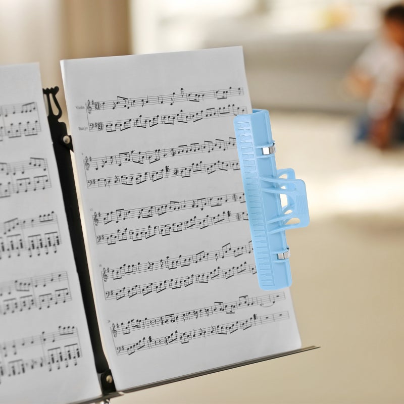 5pcs Multi-functional Clip Tool Music Score Paper Clip Document Paper Fixing Binder for Musician - Image 4