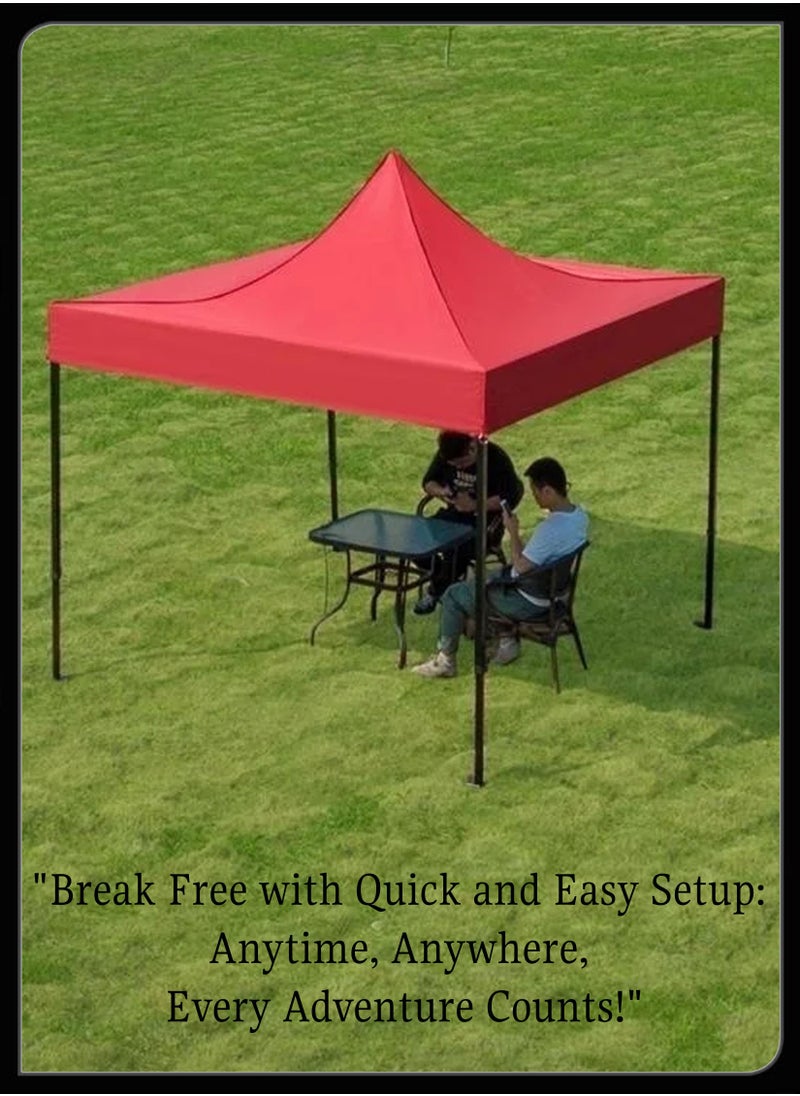 Toshionics - Toshionics Metal tent for outdoor activities can be used as Vehicle Shelter open Picnic  easy to fold and carry everywhere with adjustable height upto 3M open garage for car to protect from weather. - Image 1
