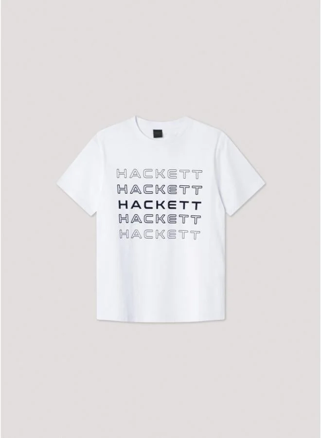 Hackett Monotype Printed Crew Neck T-Shirt