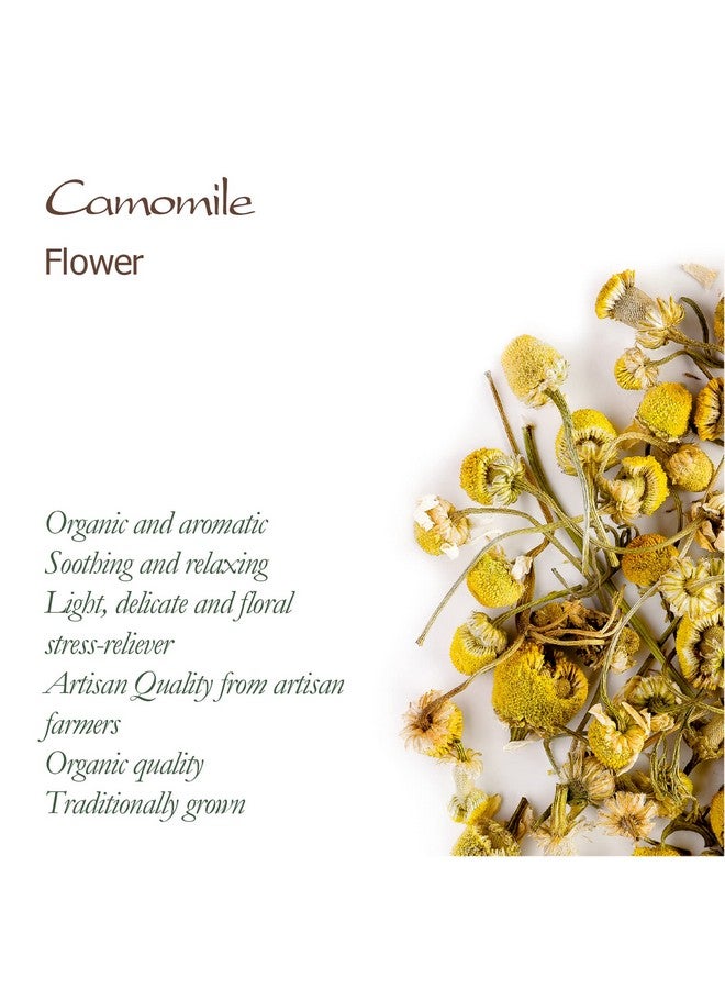 Valley of Tea Chamomile Flowers Organic Herbal Tea - Soothing and Relaxing - Wild Matricaria Chamomile - Cammomile Chamomile Flowers Chanomille Chanile Chamoline Flowers Organic Camomile Flower Chammomile  - Image 5