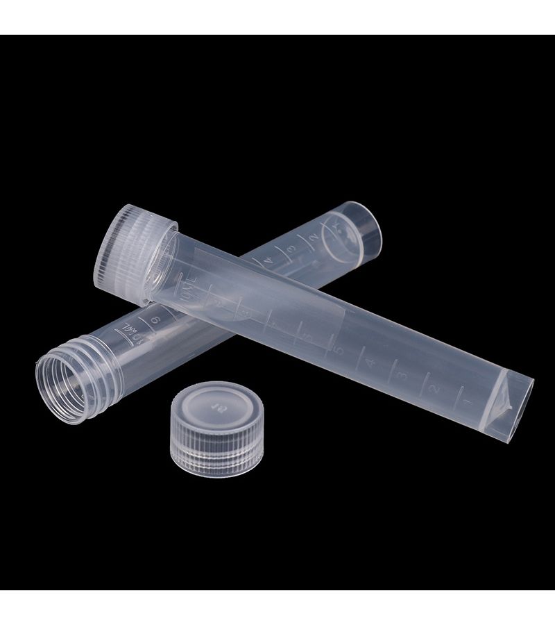 20pcs 0.34oz Plastic Test Tubes Vials Sample Containers With Screw Cap For Powder Craft - Image 5