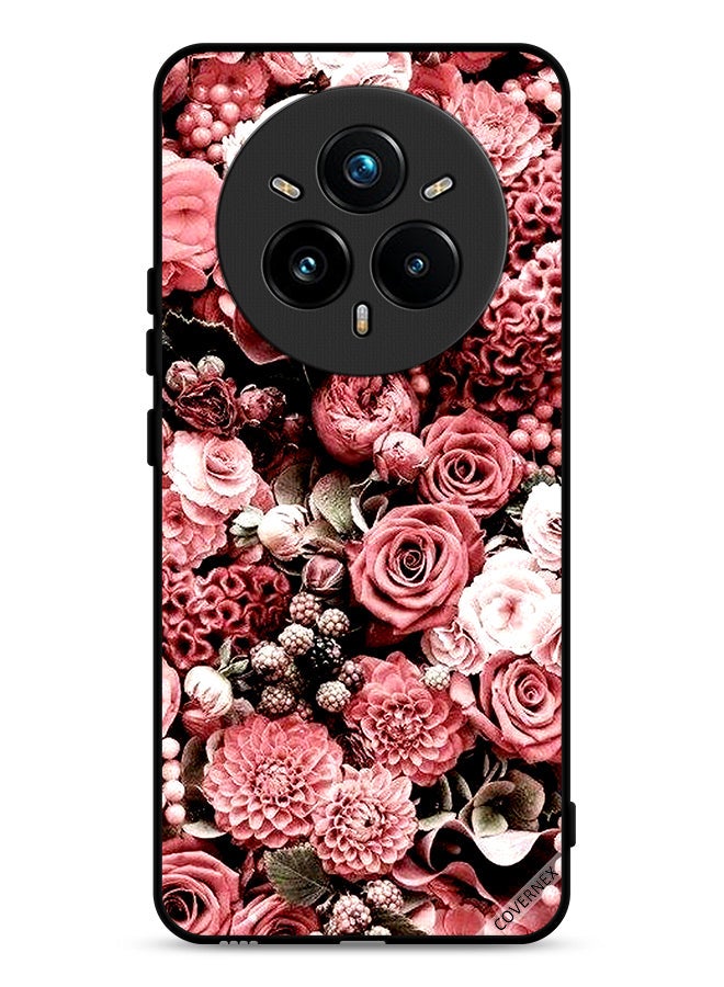 Covernex Realme 14 Pro 5G Protective Case Cover Peach Roses