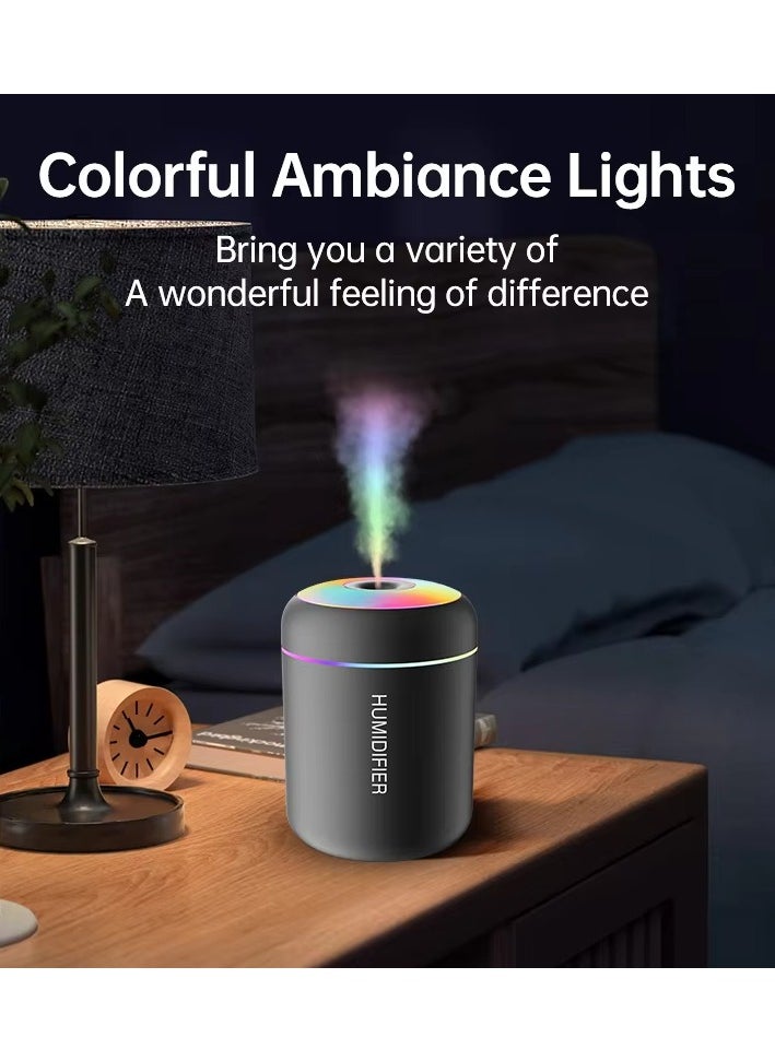 Generic - 180ML Mini Air Humidifier USB Electric Aroma Diffuser Essential Oil Purifier Aromatherapy Mist Maker Lights For Car Home Bedroom - Image 1