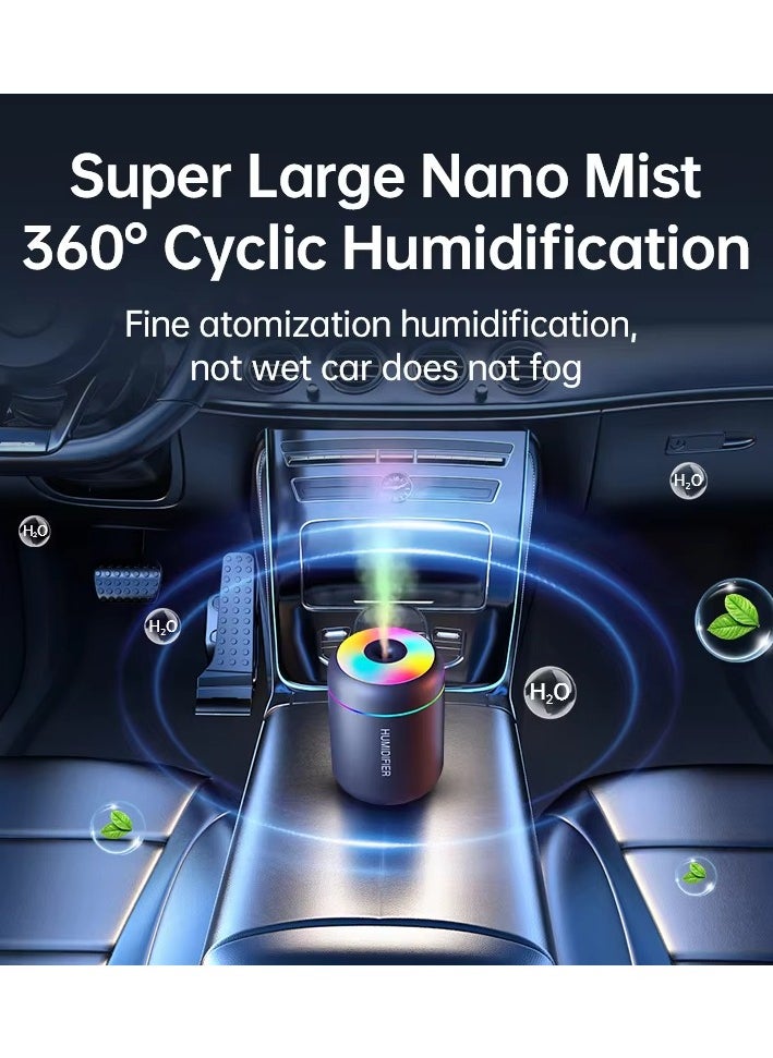 Generic - 180ML Mini Air Humidifier USB Electric Aroma Diffuser Essential Oil Purifier Aromatherapy Mist Maker Lights For Car Home Bedroom - Image 1