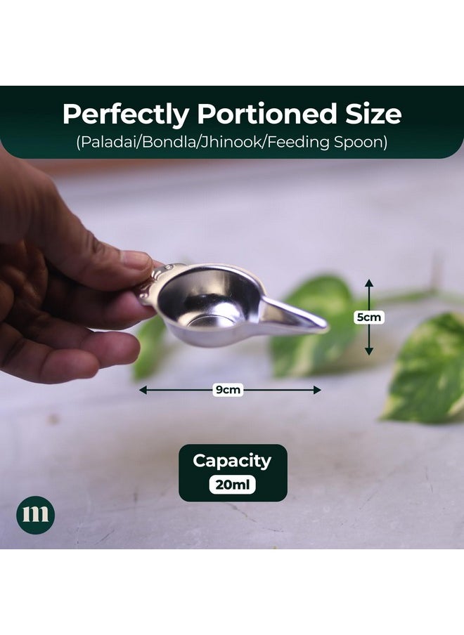 MARU Paladai For Baby Feeding Set Of 4-20Ml Each, New Born Baby Essentials - Multiple Uses As Milk Feeder, Medicine Dropper & Feeding Spoon - Perfect For Newborns And Babies Age 6 To 12 Months  - Image 2