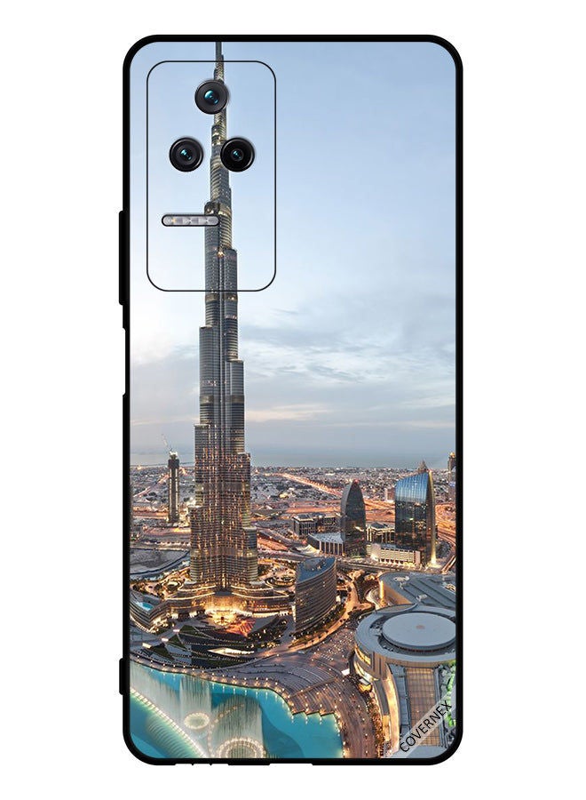Covernex Protective Case Cover For Xiaomi Poco F4 5G Beautiful View Of Downtown Dubai - Image 1