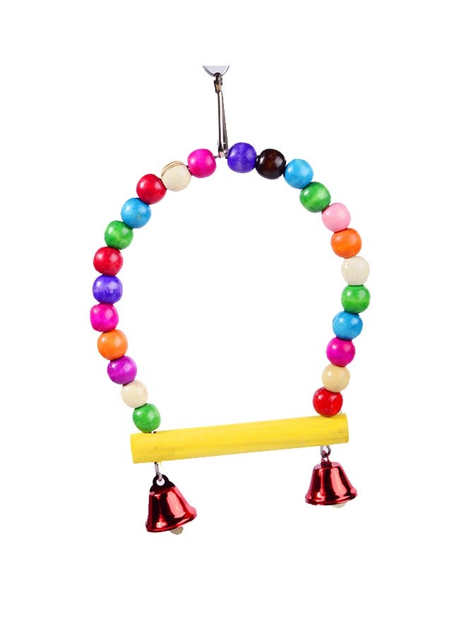 6-Piece Bird Swing Chewing Toy Set With Hammock Bell - Image 2
